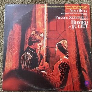 Romeo & Juliet (LP) Music Soundtrack Academy Award-Winning Flim, Nino Rota